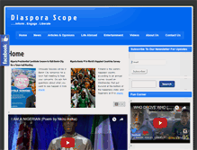 Tablet Screenshot of diasporascope.com